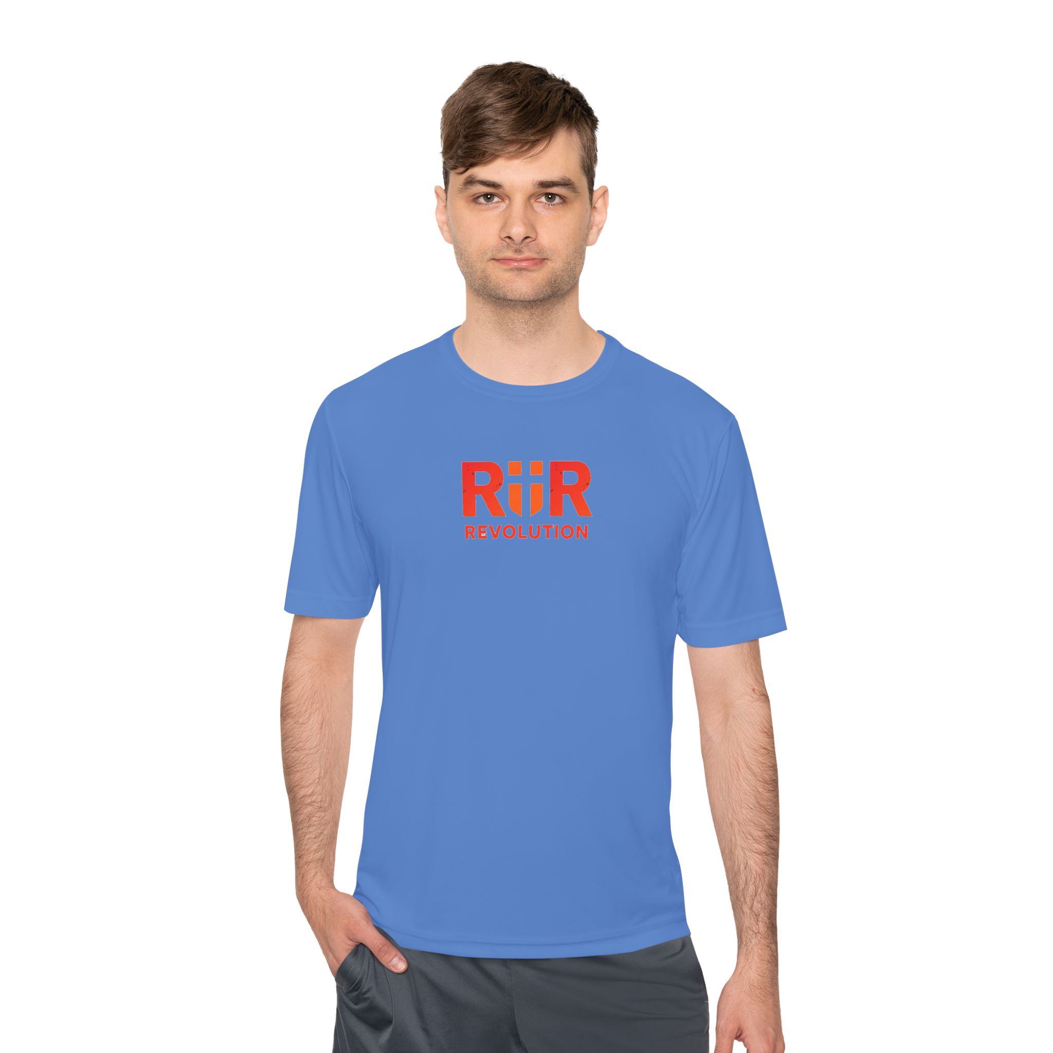 Workout Athletic Apparel Revolution R|R Performance Tee — Moisture-Wicking Athletic Shirt - Image 35