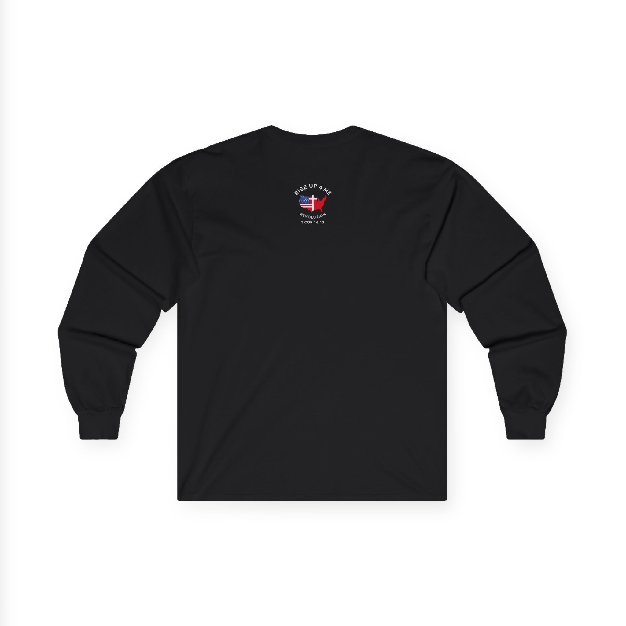 Long Sleeve T-Shirt RURStar Logo Long Sleeve Tee — Black Graphic Cotton Shirt ( Free Shipping Included) - Image 2