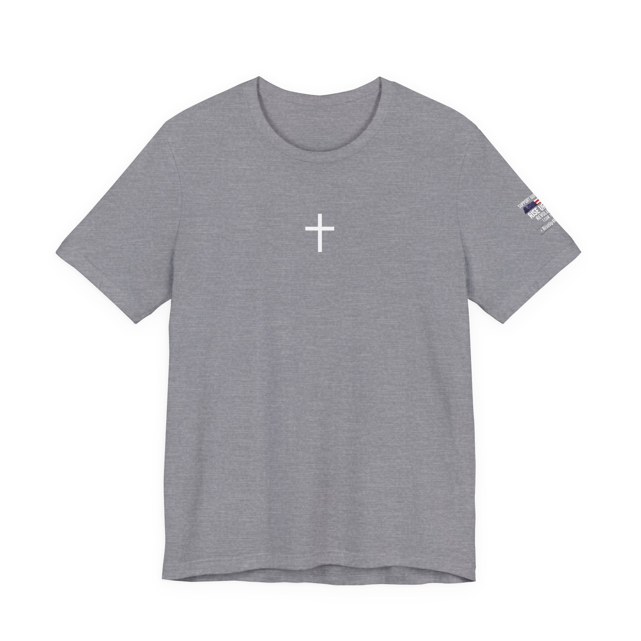 Short Sleeve Crew Tee Faith-Inspired Unisex Tee, Casual Christian Shirt, Summer Chill Top, Gift for Believers, Everyday Comfort Wear - Image 33