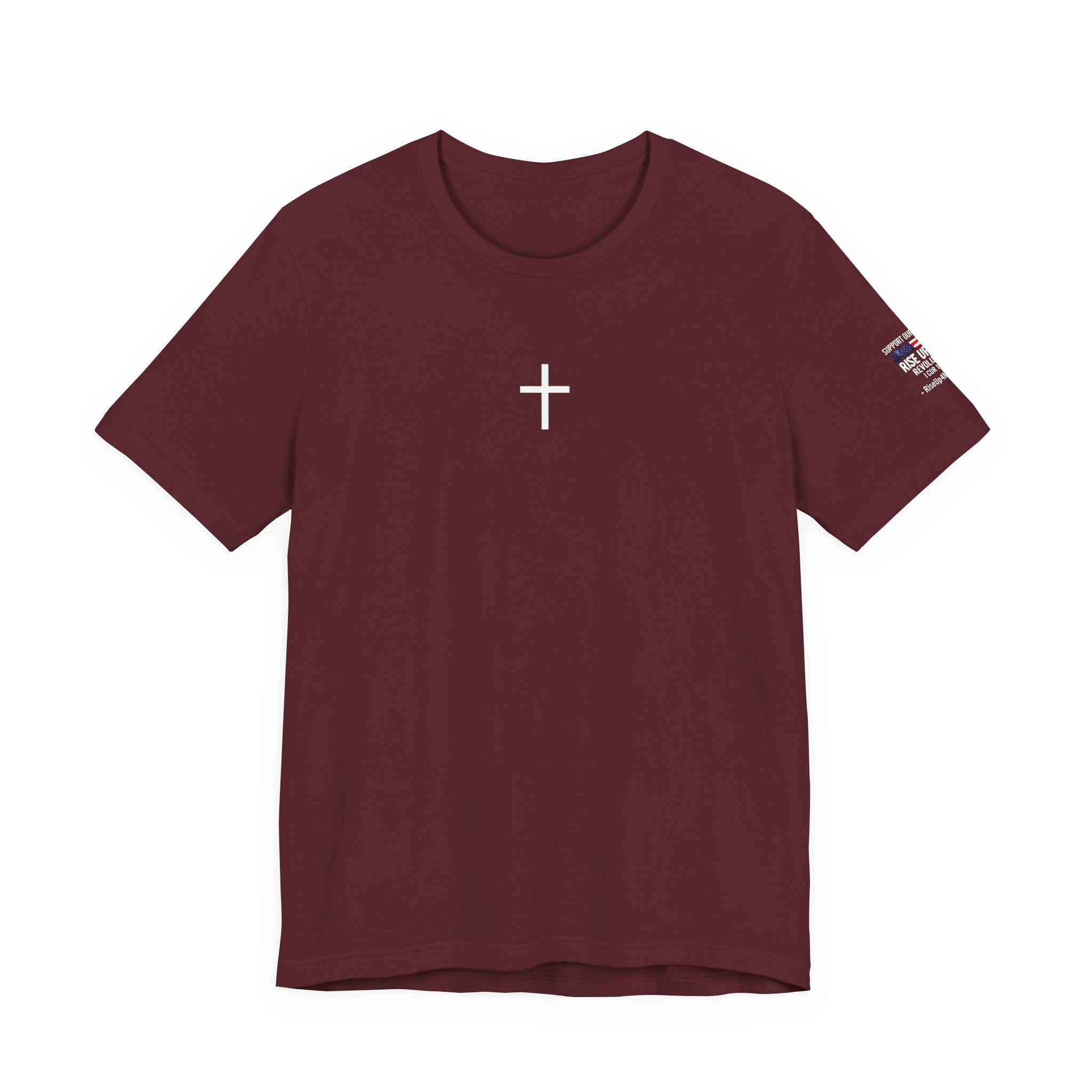 Short Sleeve Crew Tee Faith-Inspired Unisex Tee, Casual Christian Shirt, Summer Chill Top, Gift for Believers, Everyday Comfort Wear - Image 45