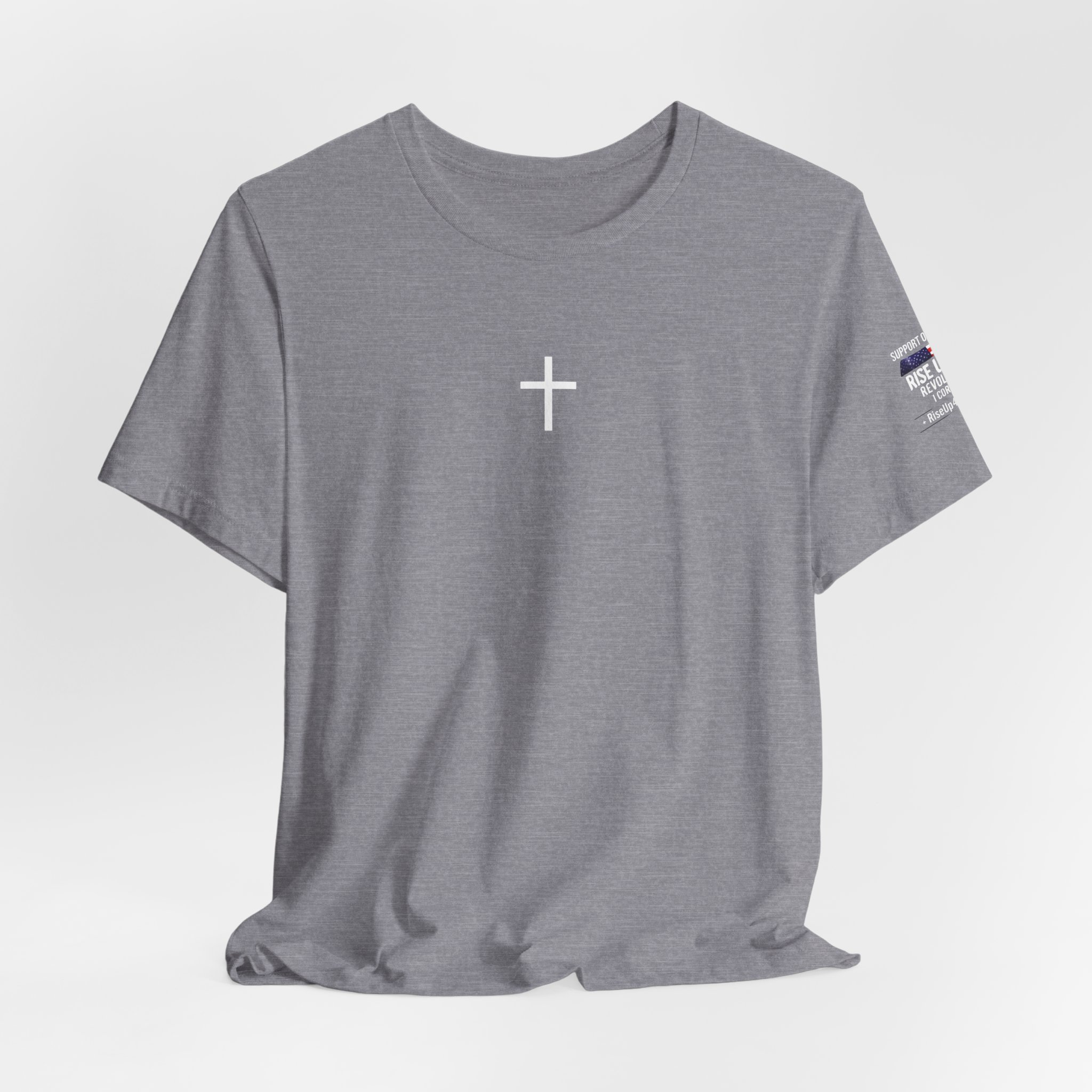 Short Sleeve Crew Tee Faith-Inspired Unisex Tee, Casual Christian Shirt, Summer Chill Top, Gift for Believers, Everyday Comfort Wear - Image 36