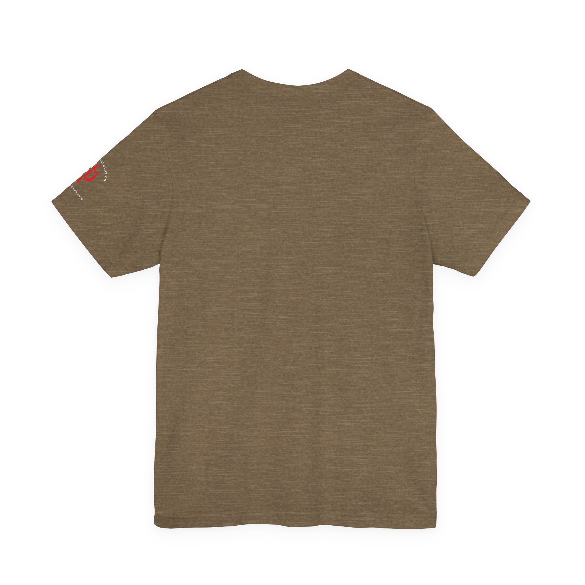 Short Sleeve Crew Tee Rise Up Logo Tee — American Flag Sleeve Casual Short-Sleeve Shirt - Image 14