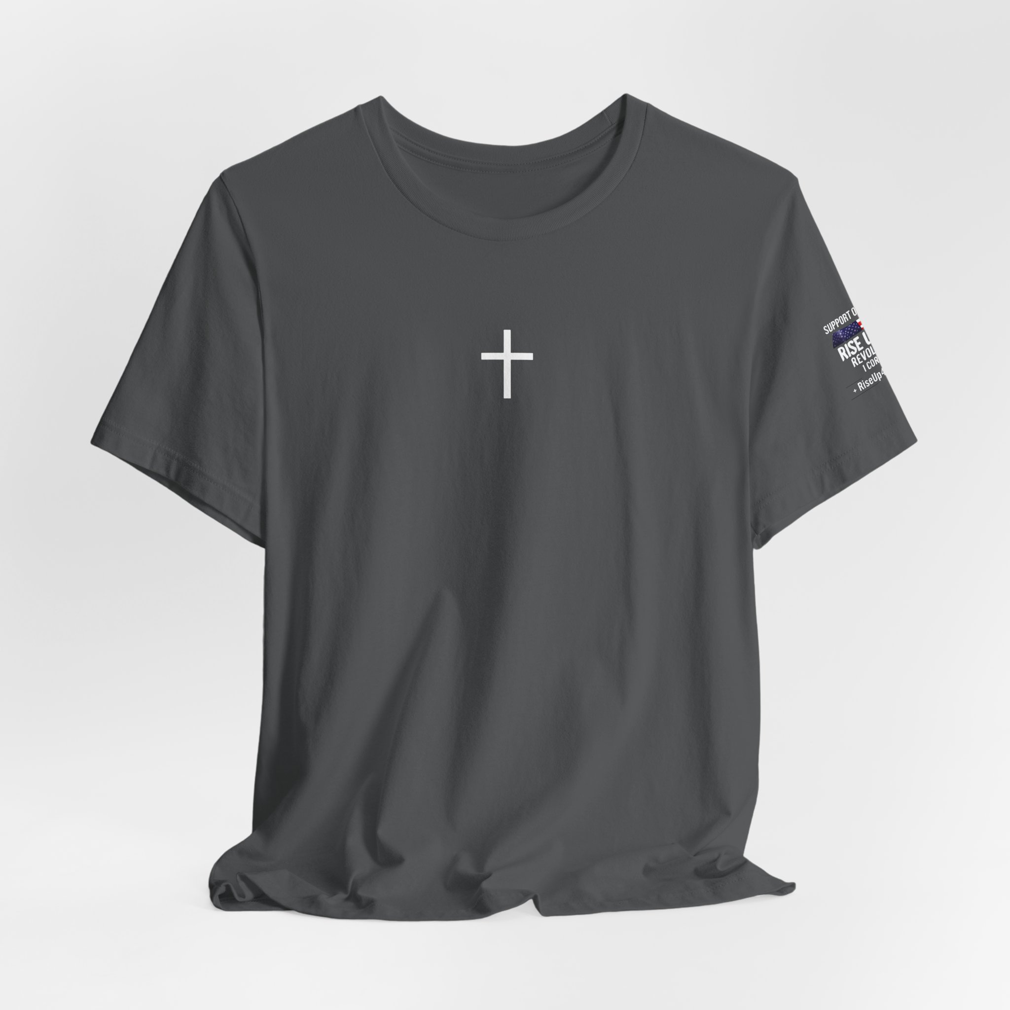 Short Sleeve Crew Tee Faith-Inspired Unisex Tee, Casual Christian Shirt, Summer Chill Top, Gift for Believers, Everyday Comfort Wear - Image 44