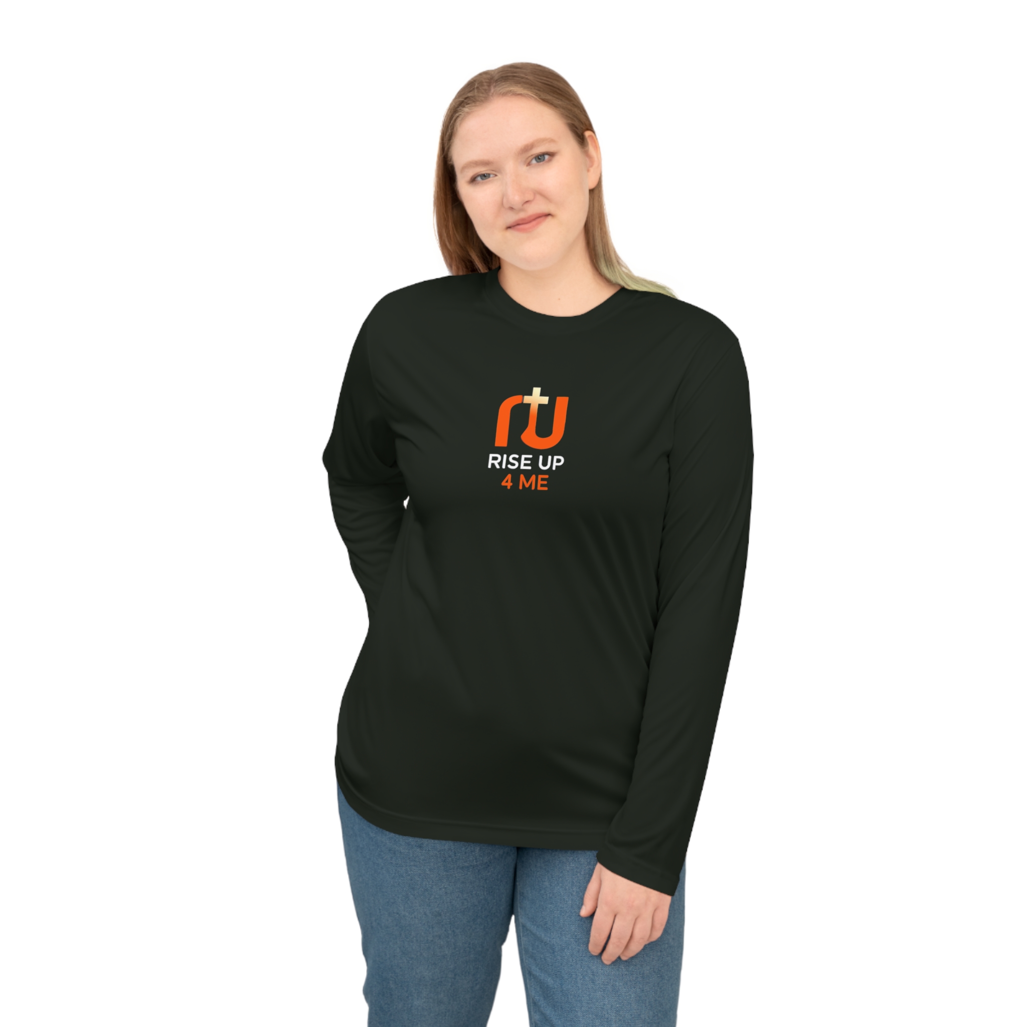 Workout Athletic Apparel Motivational Activewear Shirt, Unisex Performance Long Sleeve Shirt, Workout Top, Fitness Gift, Athleisure Apparel - Image 3