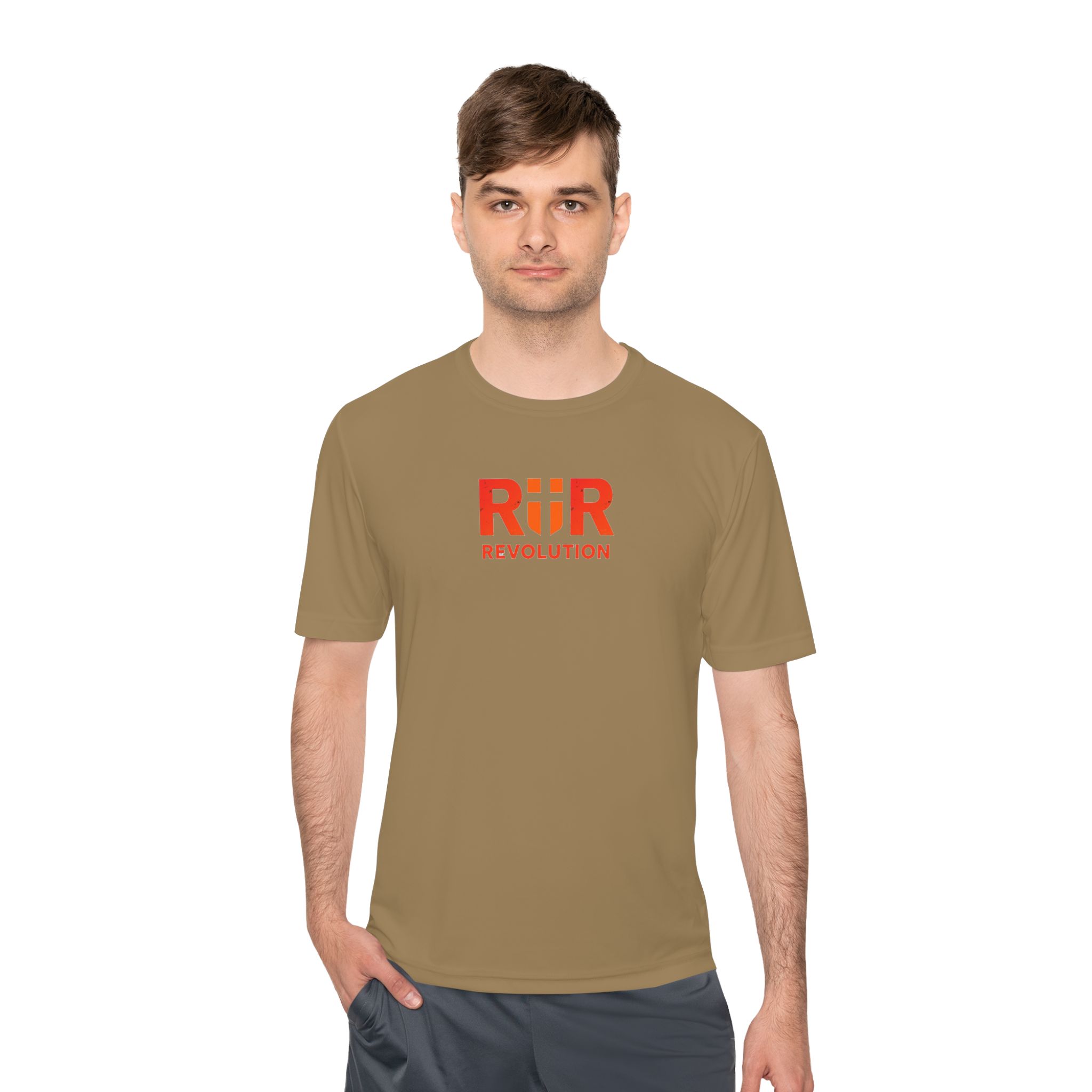 Workout Athletic Apparel Revolution R|R Performance Tee — Moisture-Wicking Athletic Shirt - Image 11