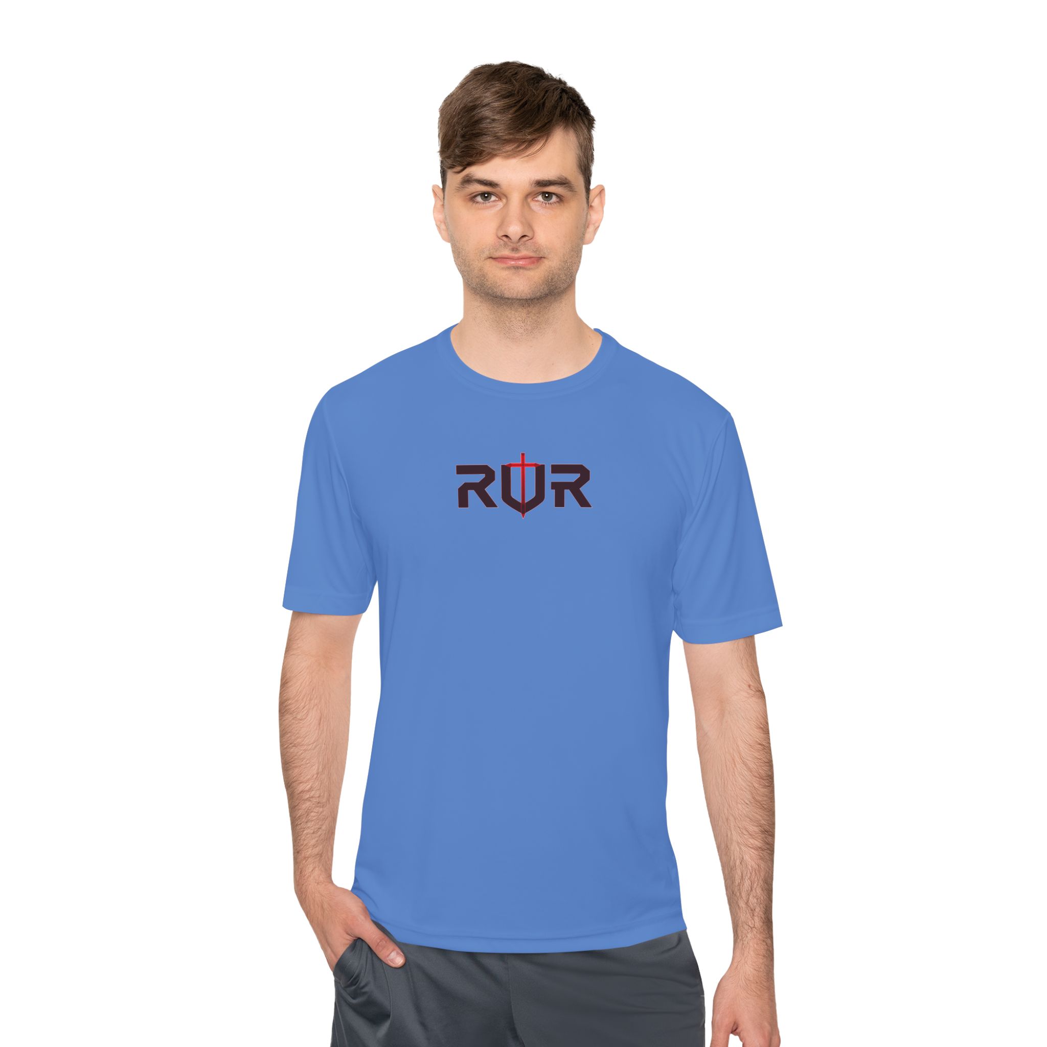 Workout Gym Apparel Patriotic RƎR Performance Tee — American Flag Map “Freedom” Moisture‑Wicking Shirt - Image 15