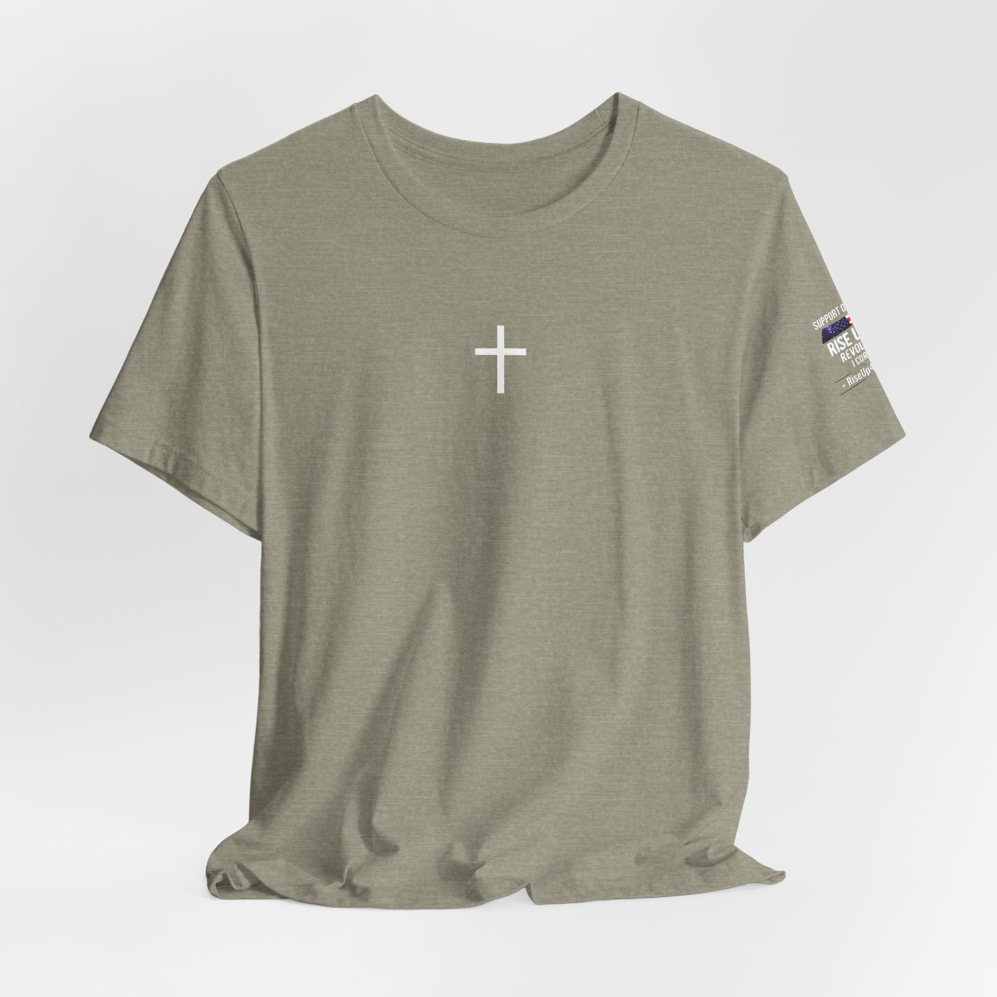 Short Sleeve Crew Tee Faith-Inspired Unisex Tee, Casual Christian Shirt, Summer Chill Top, Gift for Believers, Everyday Comfort Wear - Image 24