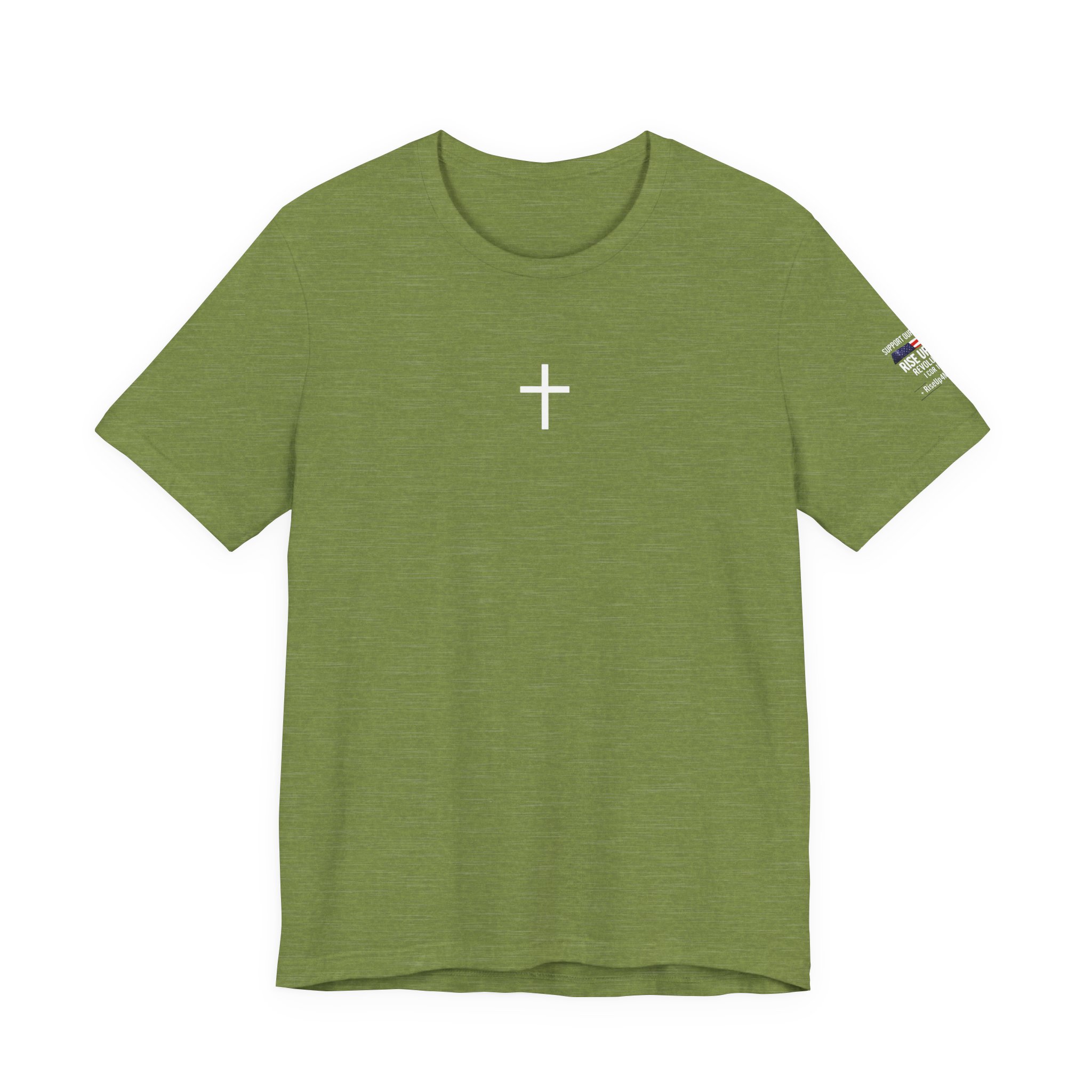 Short Sleeve Crew Tee Faith-Inspired Unisex Tee, Casual Christian Shirt, Summer Chill Top, Gift for Believers, Everyday Comfort Wear - Image 25