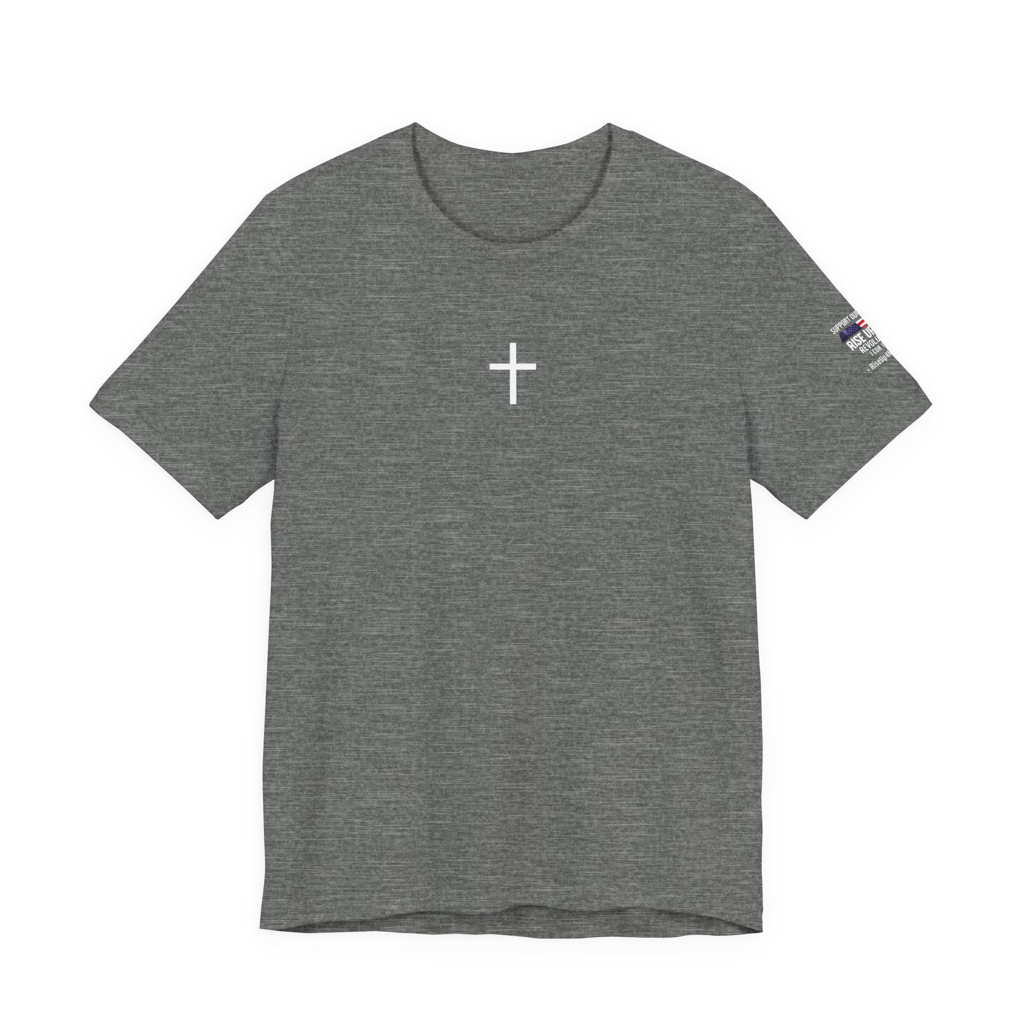 Short Sleeve Crew Tee Faith-Inspired Unisex Tee, Casual Christian Shirt, Summer Chill Top, Gift for Believers, Everyday Comfort Wear