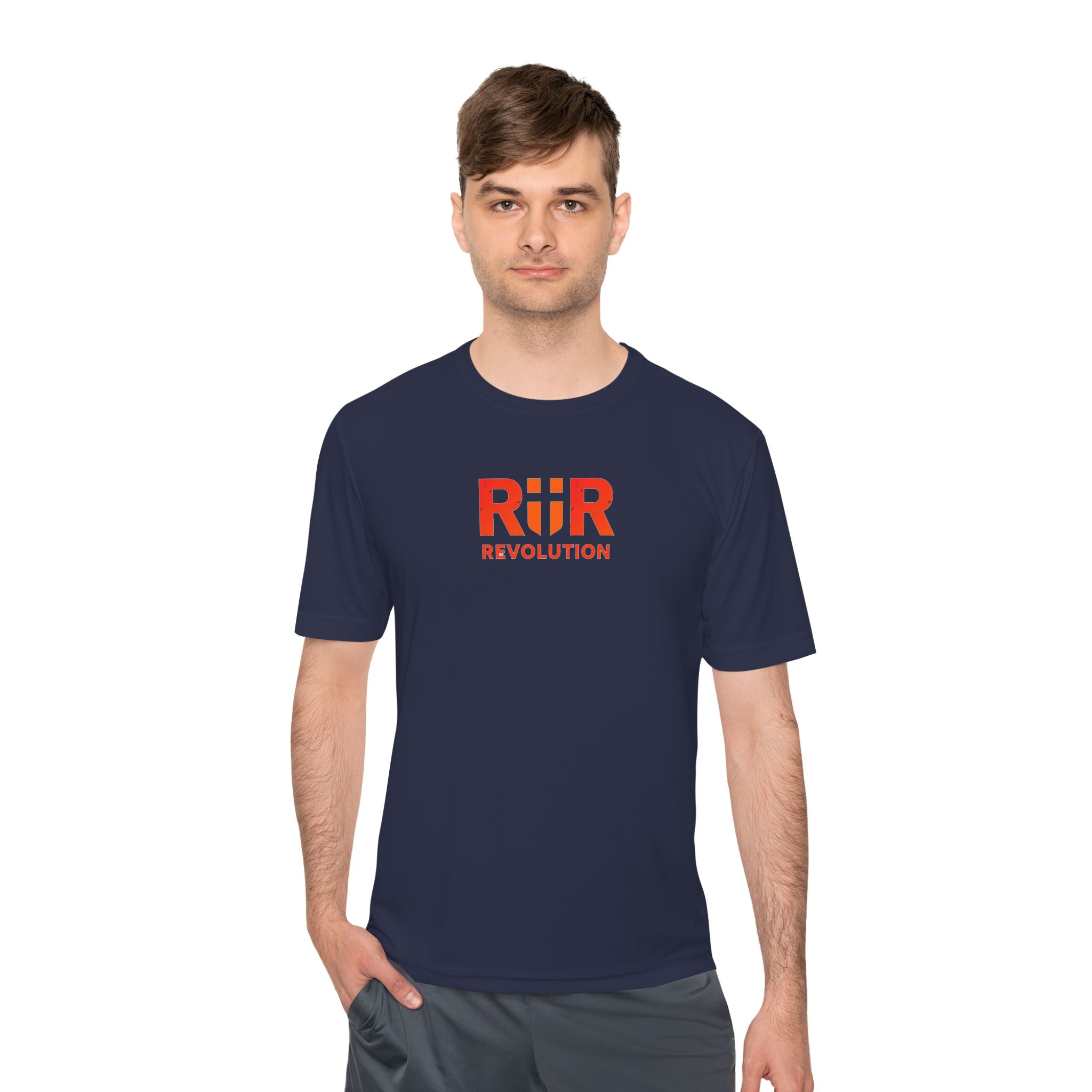 Workout Athletic Apparel Revolution R|R Performance Tee — Moisture-Wicking Athletic Shirt - Image 39