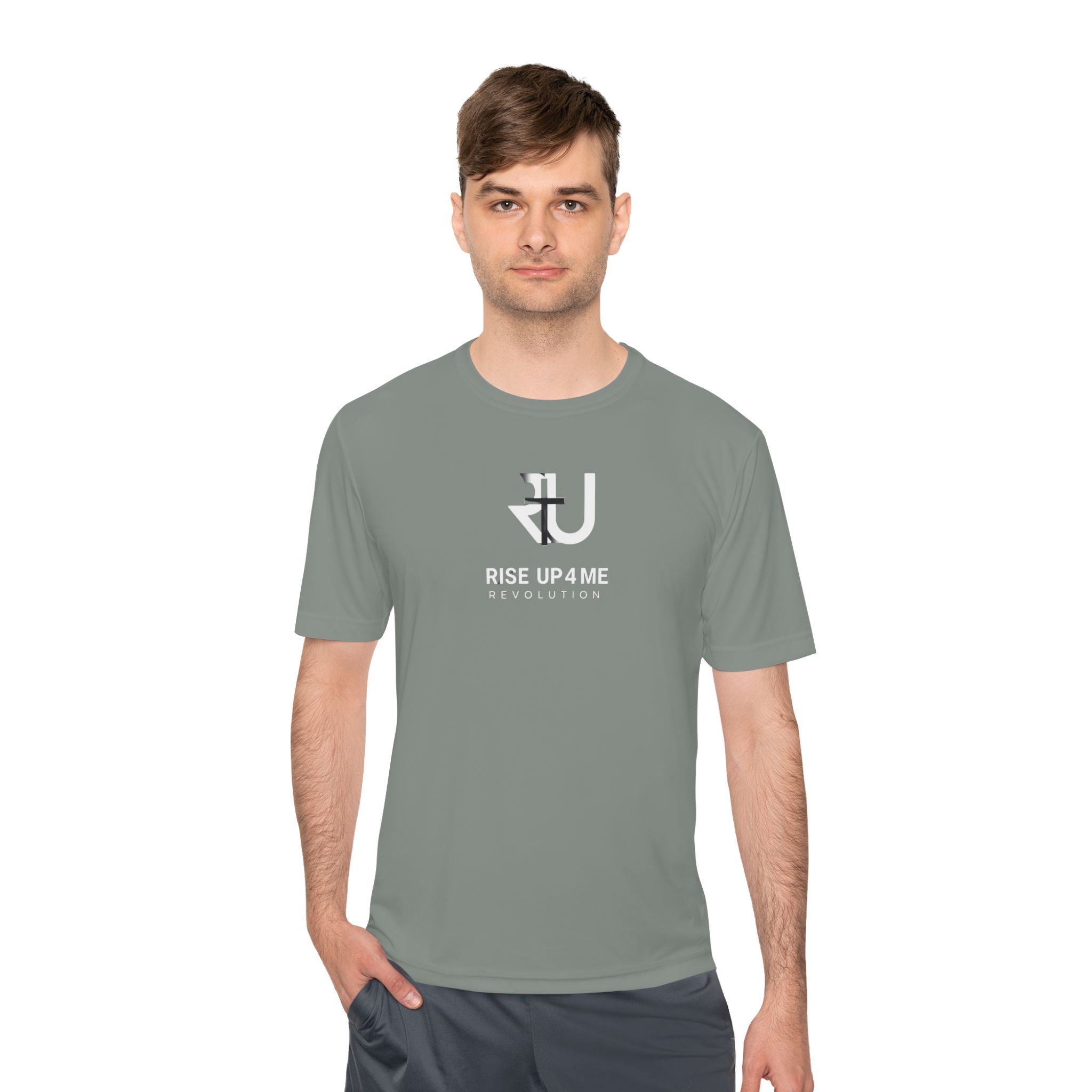 Workout Athletc Apparel Unisex Moisture-Wicking Tee, Workout Shirt, Fitness Apparel, Gift for Athletes, Summer Wear, Active Lifestyle - Image 19