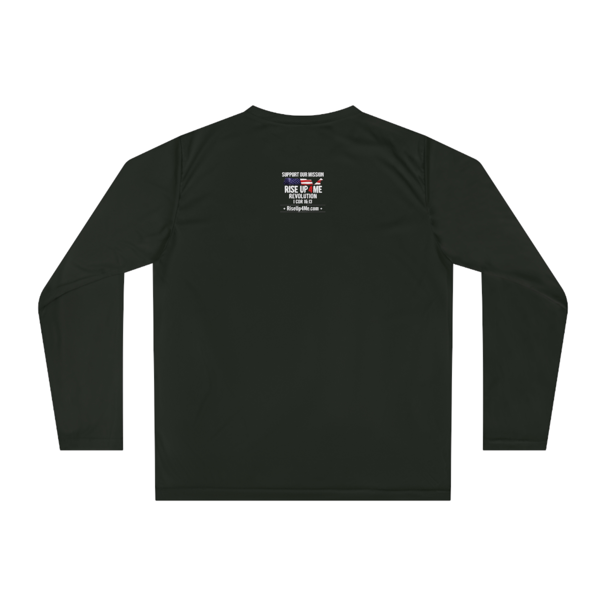 Workout Athletic Apparel Unisex Rise Up Performance Long Sleeve Shirt, Workout Top, Fitness Apparel, Motivational Shirt, Activewear, Sportswear - Image 2