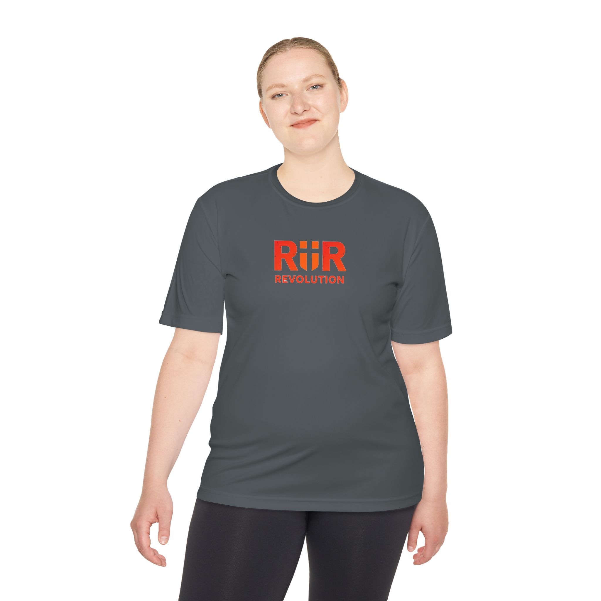 Workout Athletic Apparel Revolution R|R Performance Tee — Moisture-Wicking Athletic Shirt - Image 4