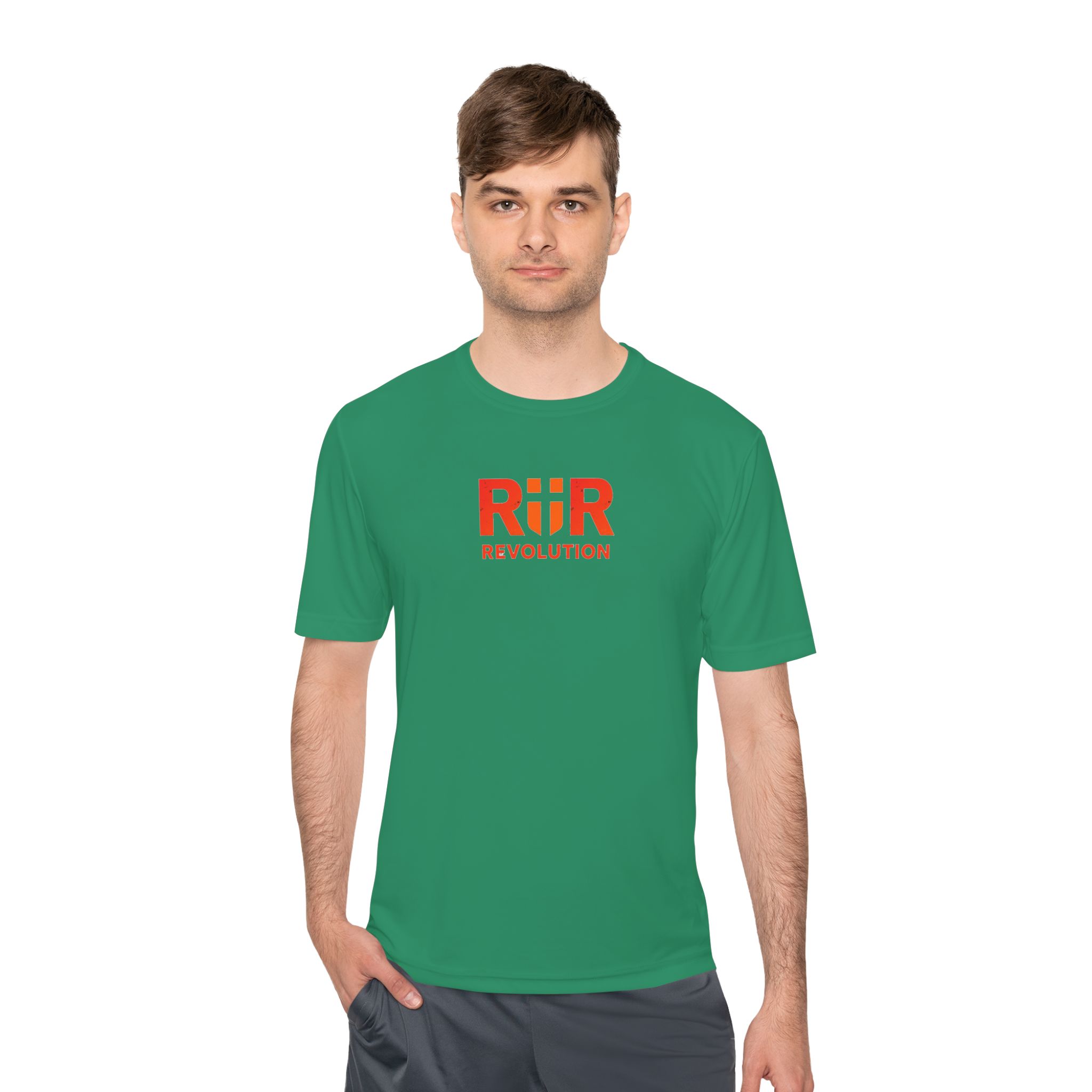 Workout Athletic Apparel Revolution R|R Performance Tee — Moisture-Wicking Athletic Shirt - Image 27
