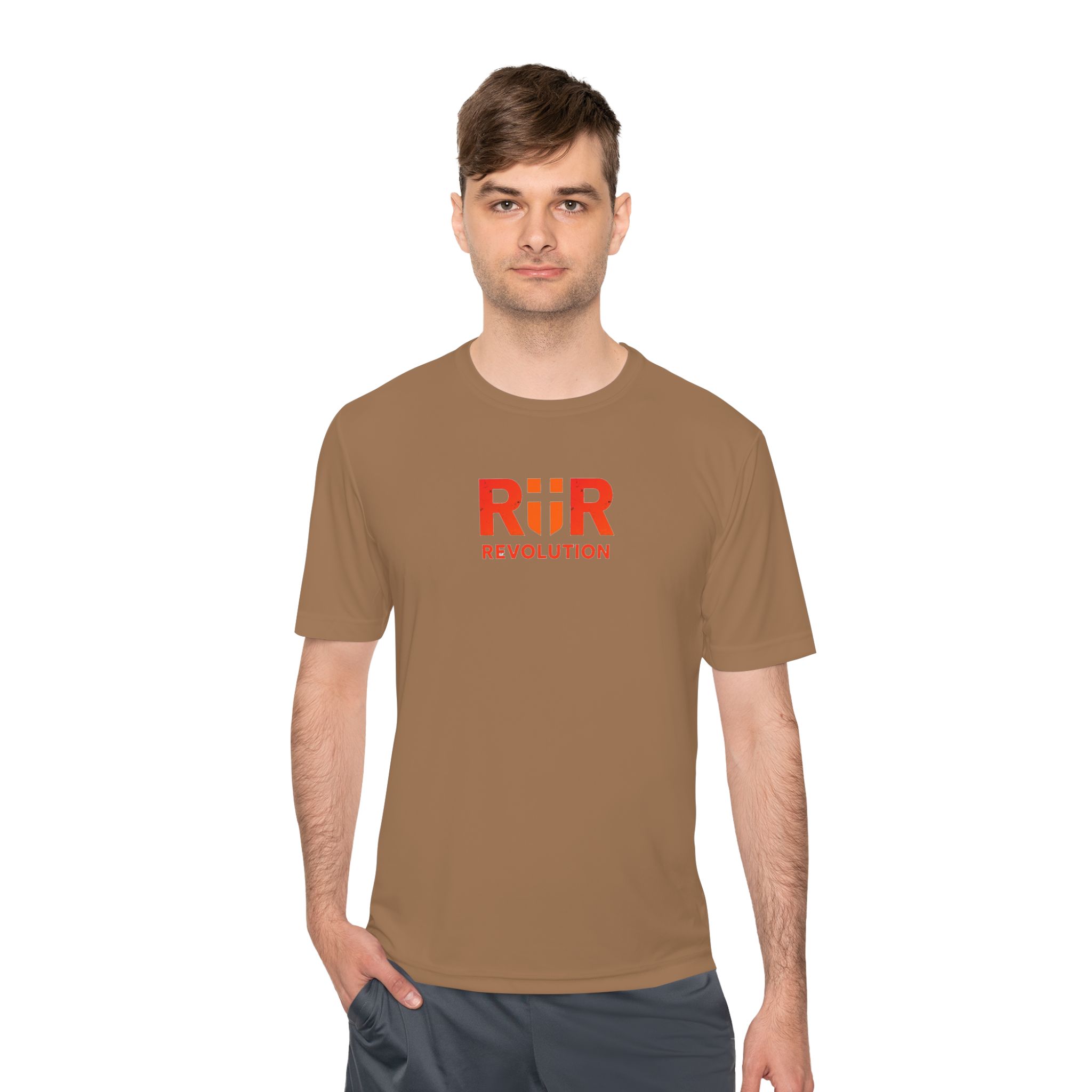 Workout Athletic Apparel Revolution R|R Performance Tee — Moisture-Wicking Athletic Shirt - Image 15