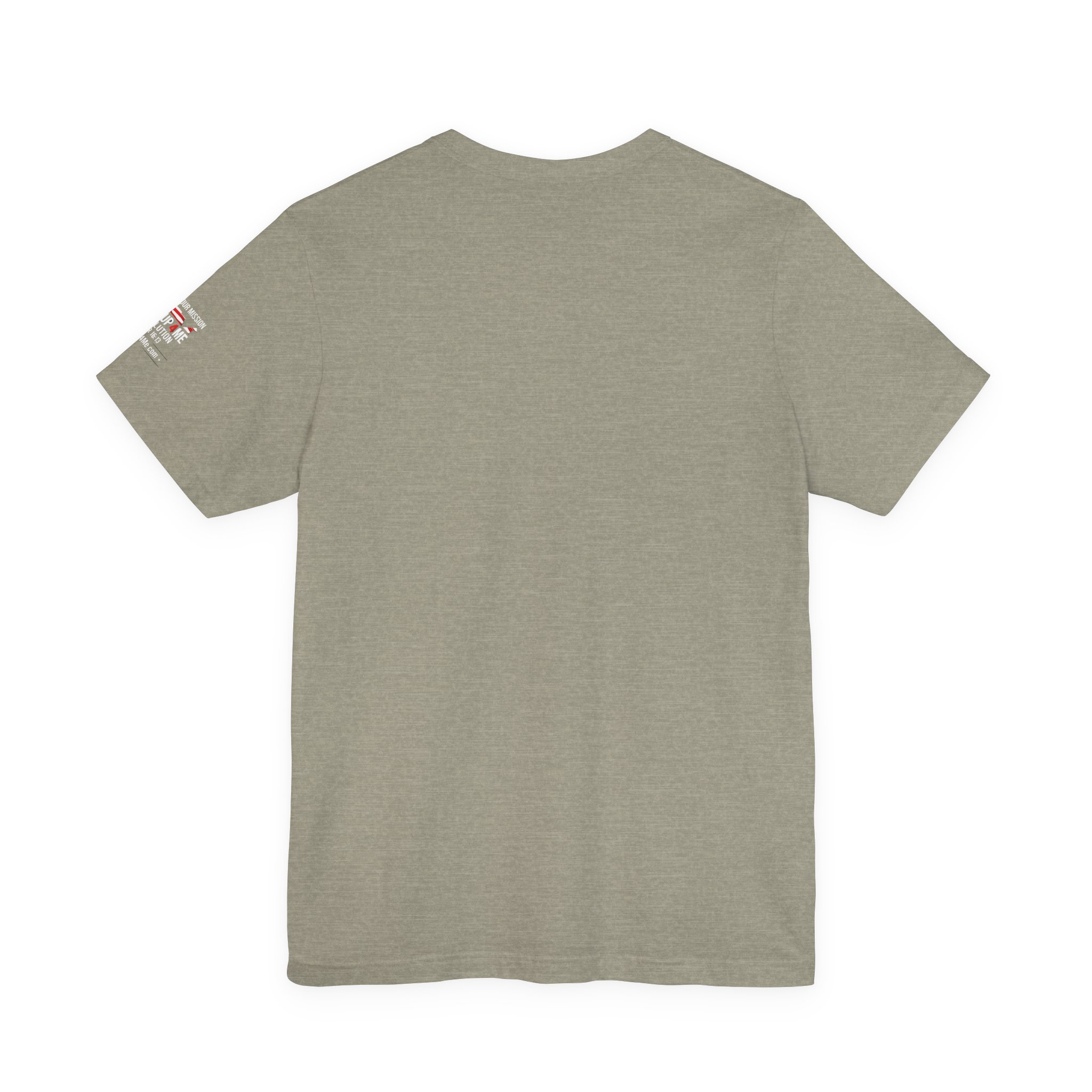 Short Sleeve Crew Tee Rise Up Shield T-Shirt — Patriotic Military Tribute Tee - Image 18