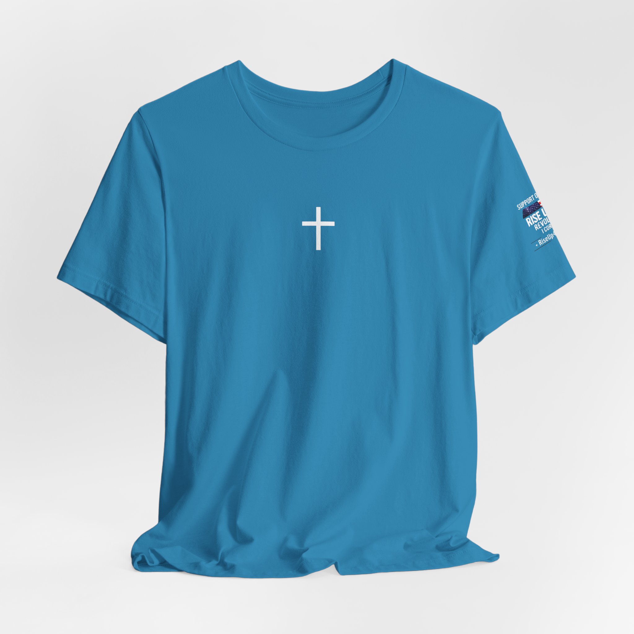 Short Sleeve Crew Tee Faith-Inspired Unisex Tee, Casual Christian Shirt, Summer Chill Top, Gift for Believers, Everyday Comfort Wear - Image 32