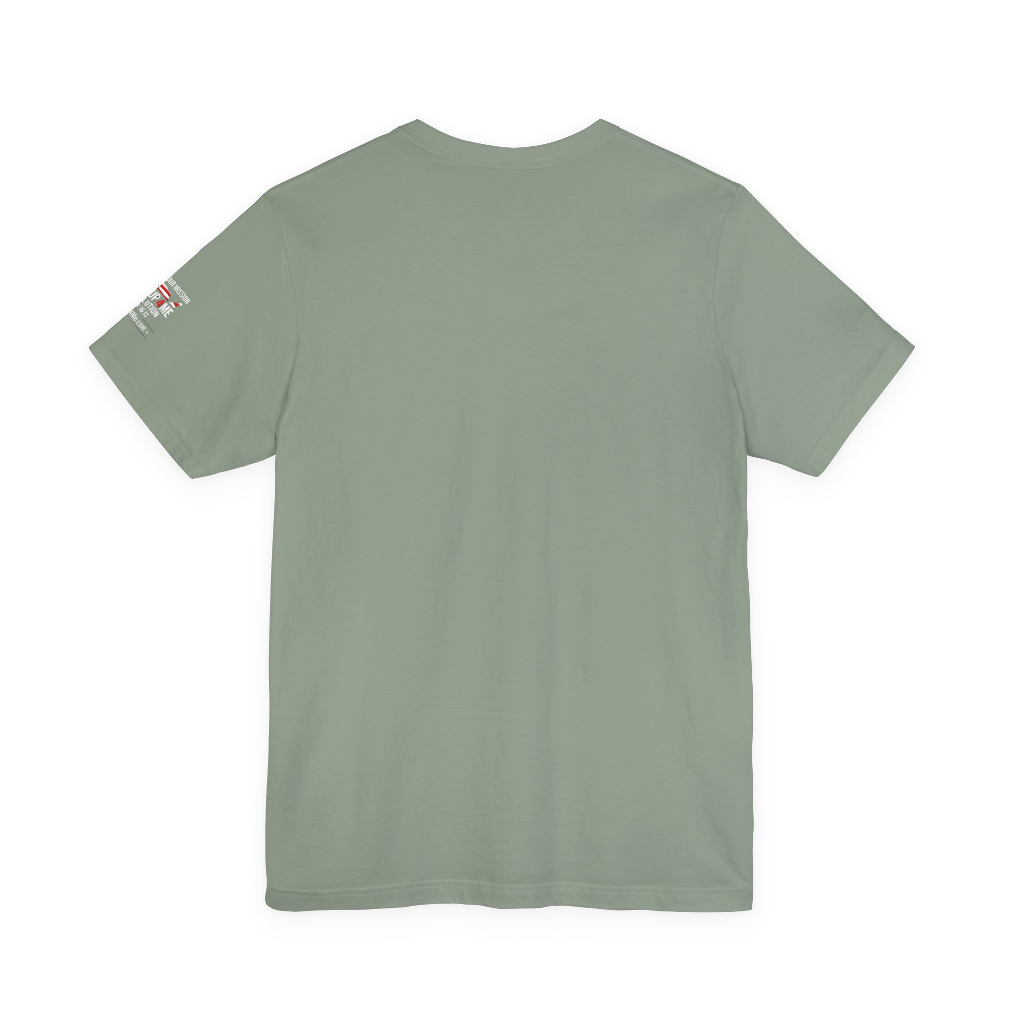 Short Sleeve Crew Tee Rise Up Shield T-Shirt — Patriotic Military Tribute Tee - Image 26