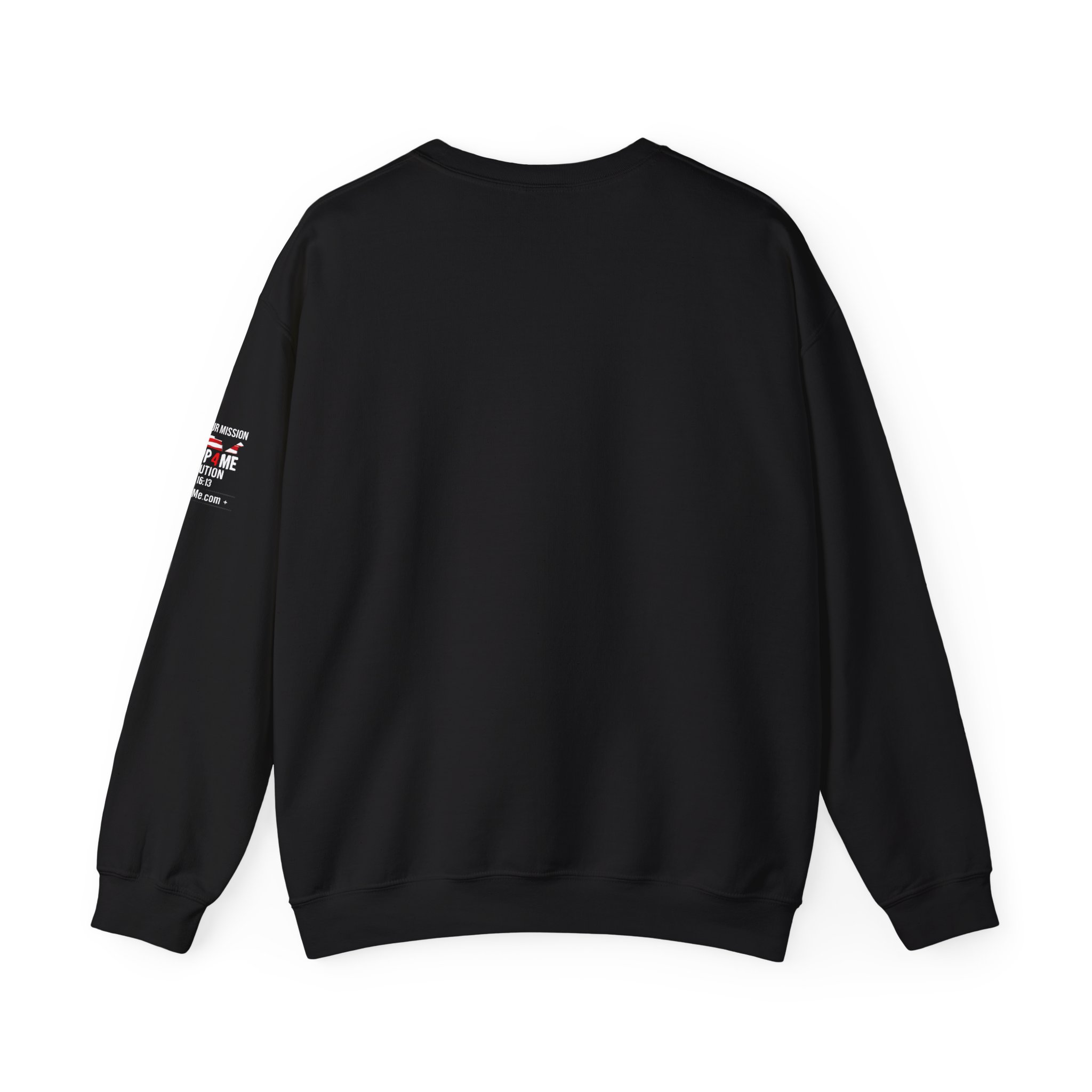 Crew Neck Unisex Comfy Sweatshirt Revolution Logo Crewneck Sweatshirt — R|R Red Logo Pullover - Image 6