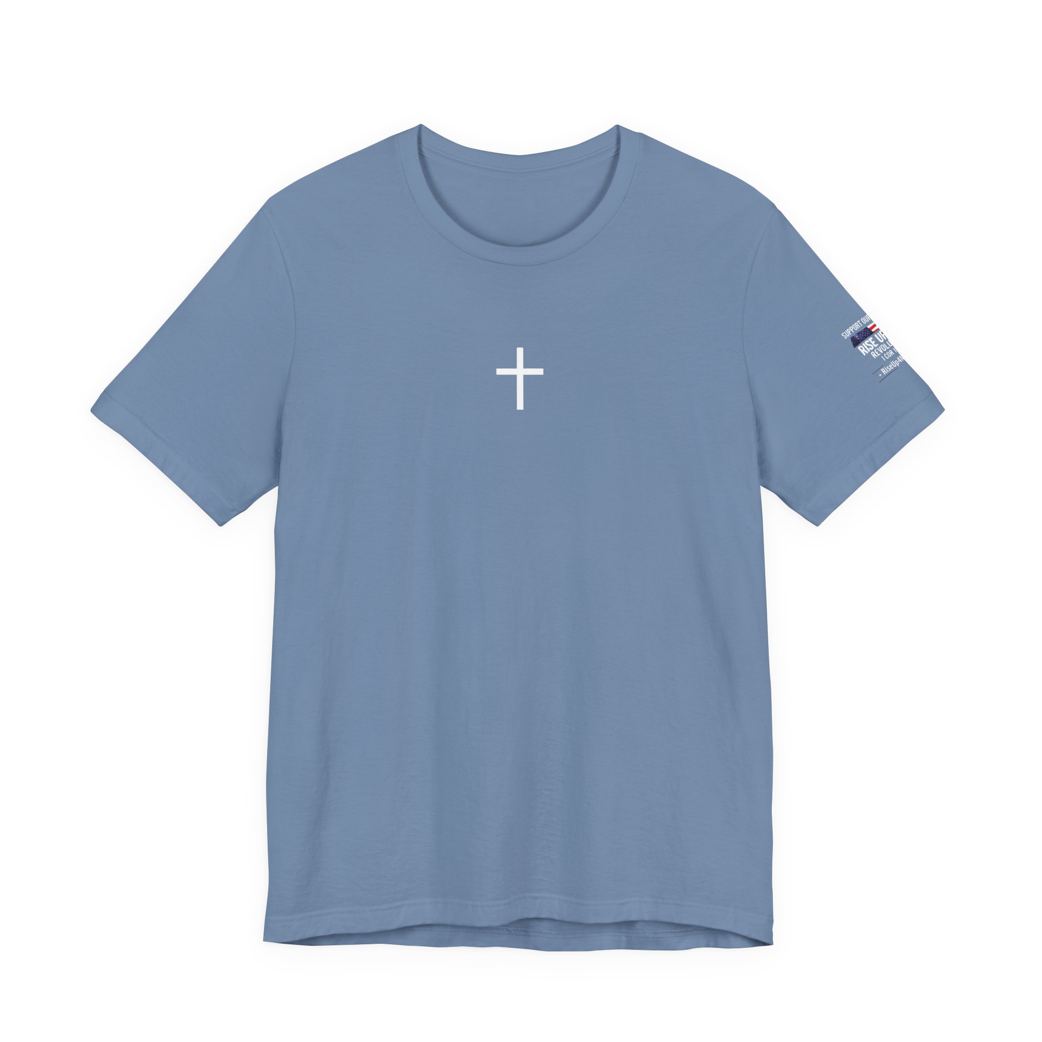 Short Sleeve Crew Tee Faith-Inspired Unisex Tee, Casual Christian Shirt, Summer Chill Top, Gift for Believers, Everyday Comfort Wear - Image 37