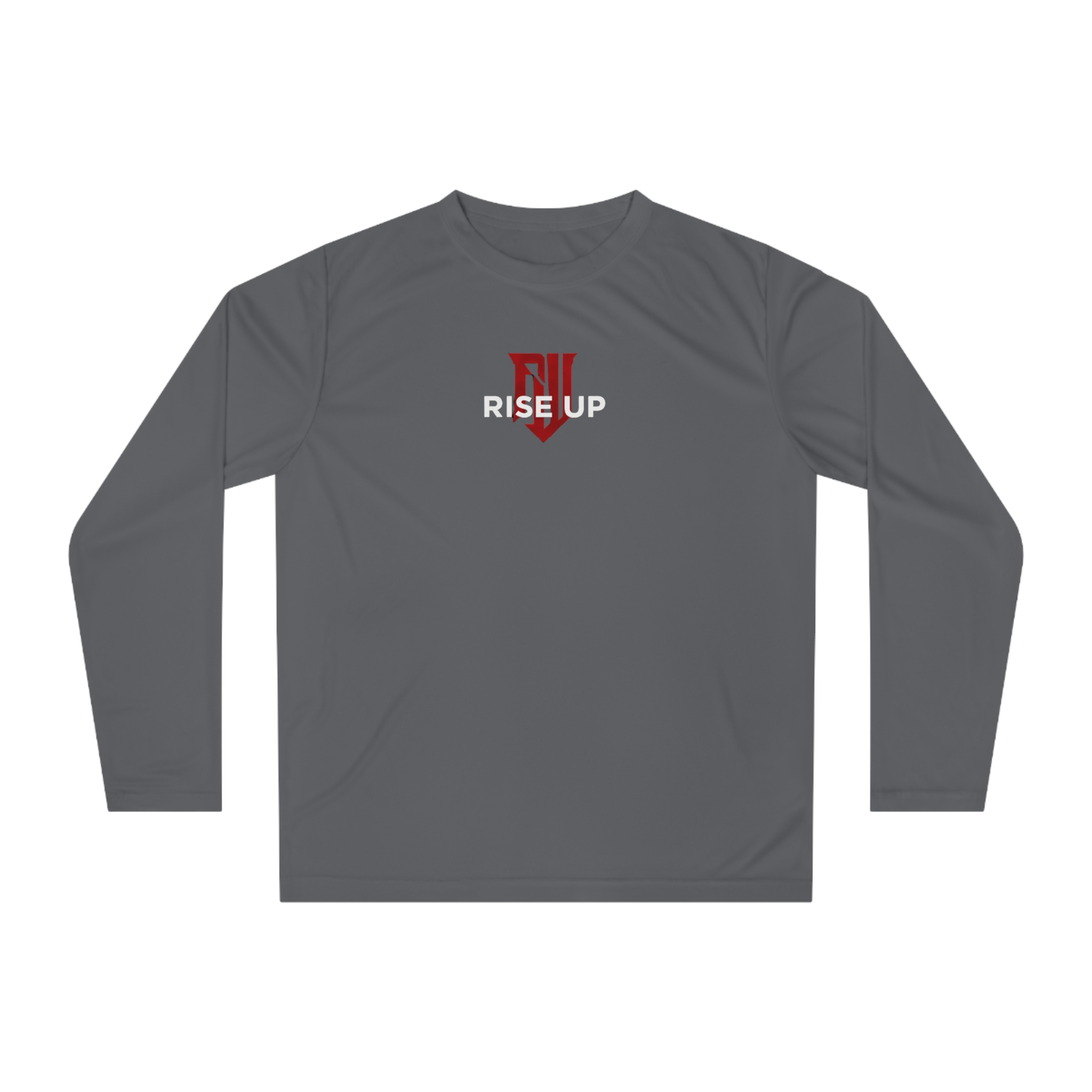Workout Athletic Apparel Unisex Rise Up Performance Long Sleeve Shirt, Workout Top, Fitness Apparel, Motivational Shirt, Activewear, Sportswear - Image 5