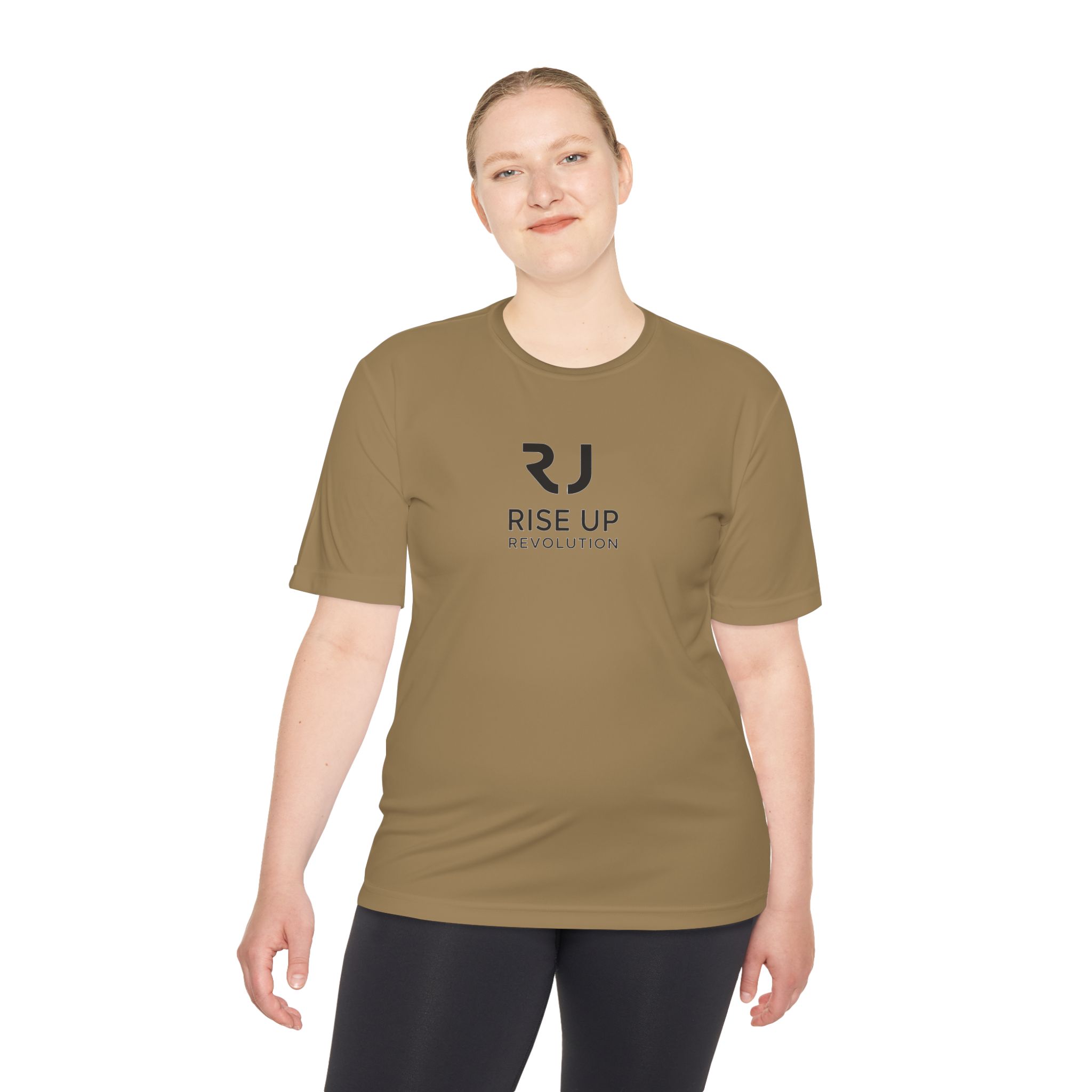 Workout Athletic Apparel Rise Up Tactical Logo Moisture-Wicking Tee - Image 4