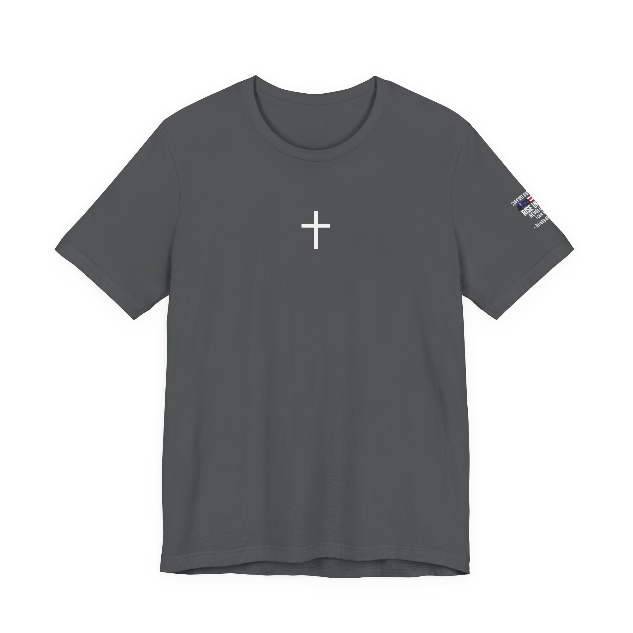 Short Sleeve Crew Tee Faith-Inspired Unisex Tee, Casual Christian Shirt, Summer Chill Top, Gift for Believers, Everyday Comfort Wear - Image 41