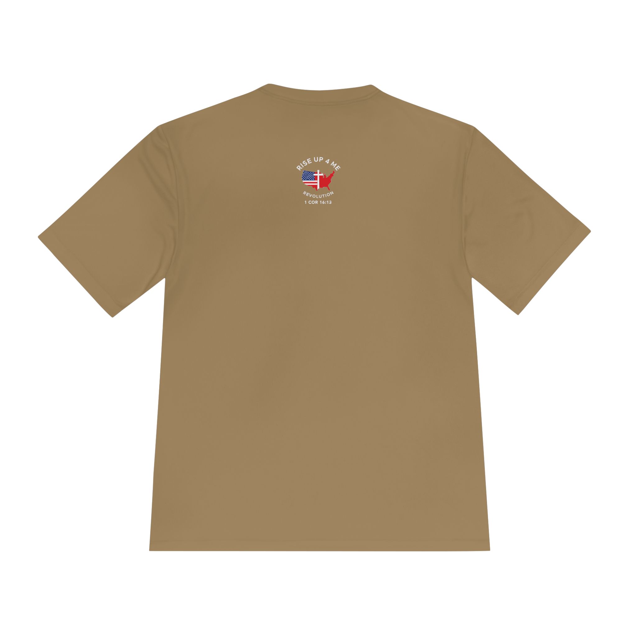 Workout Gym Apparel Patriotic RƎR Performance Tee — American Flag Map “Freedom” Moisture‑Wicking Shirt - Image 2