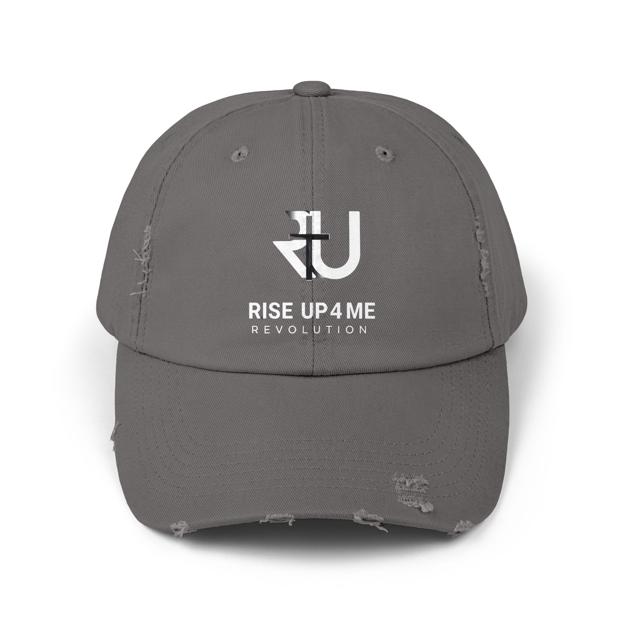 Distressed Cap Fading R U Cross Logo Unisex Distressed Cap - Rise Up 4 Me Revolution, Vintage Cap, Casual Headwear, Gifts for Him/Her, Street Style, Adjustable Hat - Image 17