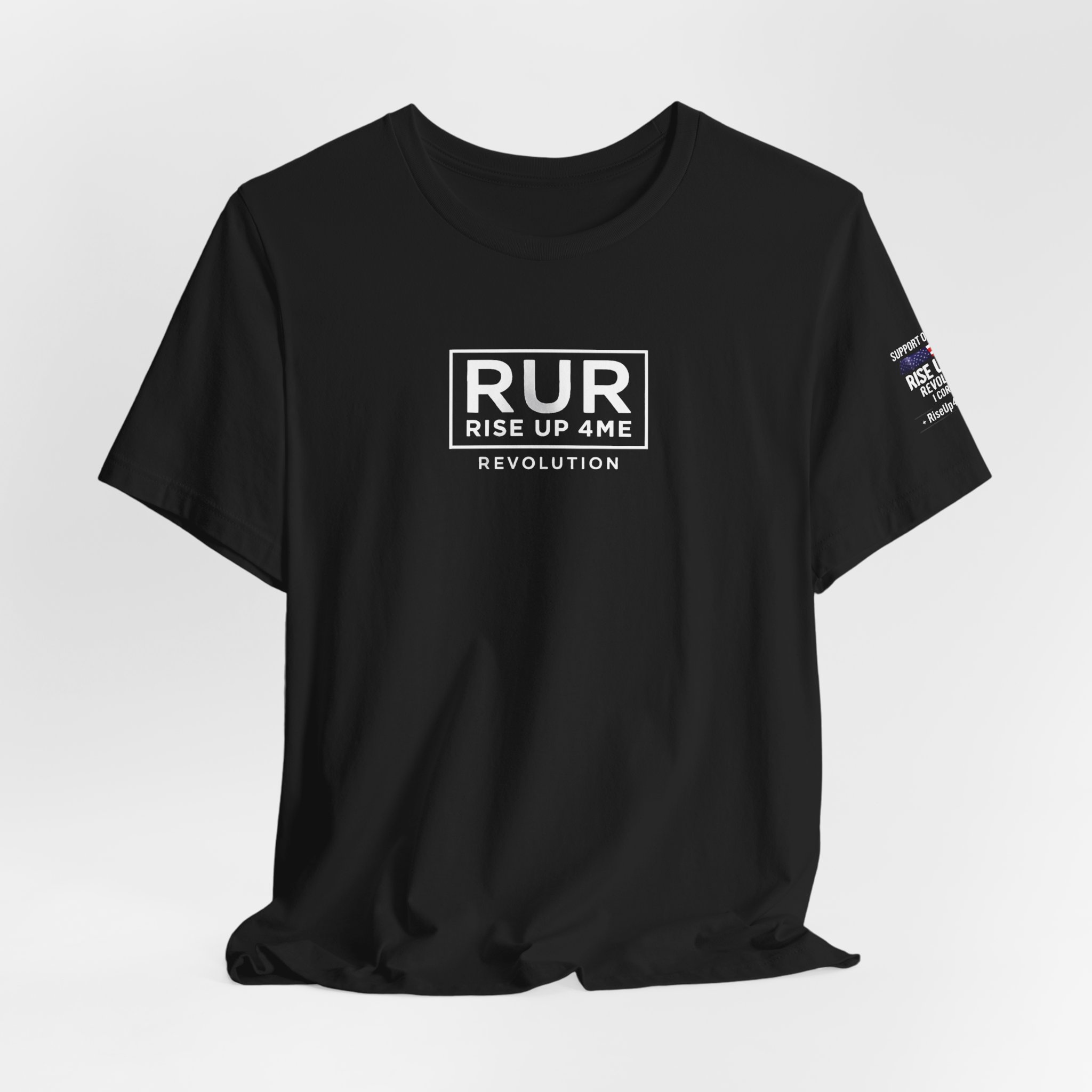 Short Sleeve Crew Tee Rise Up 4 Me Revolution Tee, Unisex Short Sleeve Shirt, Motivational Graphic Tee, Affirmation Apparel, Gift for Activists, Everyday Wear - Image 8