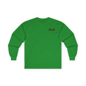 Classic Long Sleeve Tee Rise Up — 'RUR' Logo Cycling / Motivational Shirt