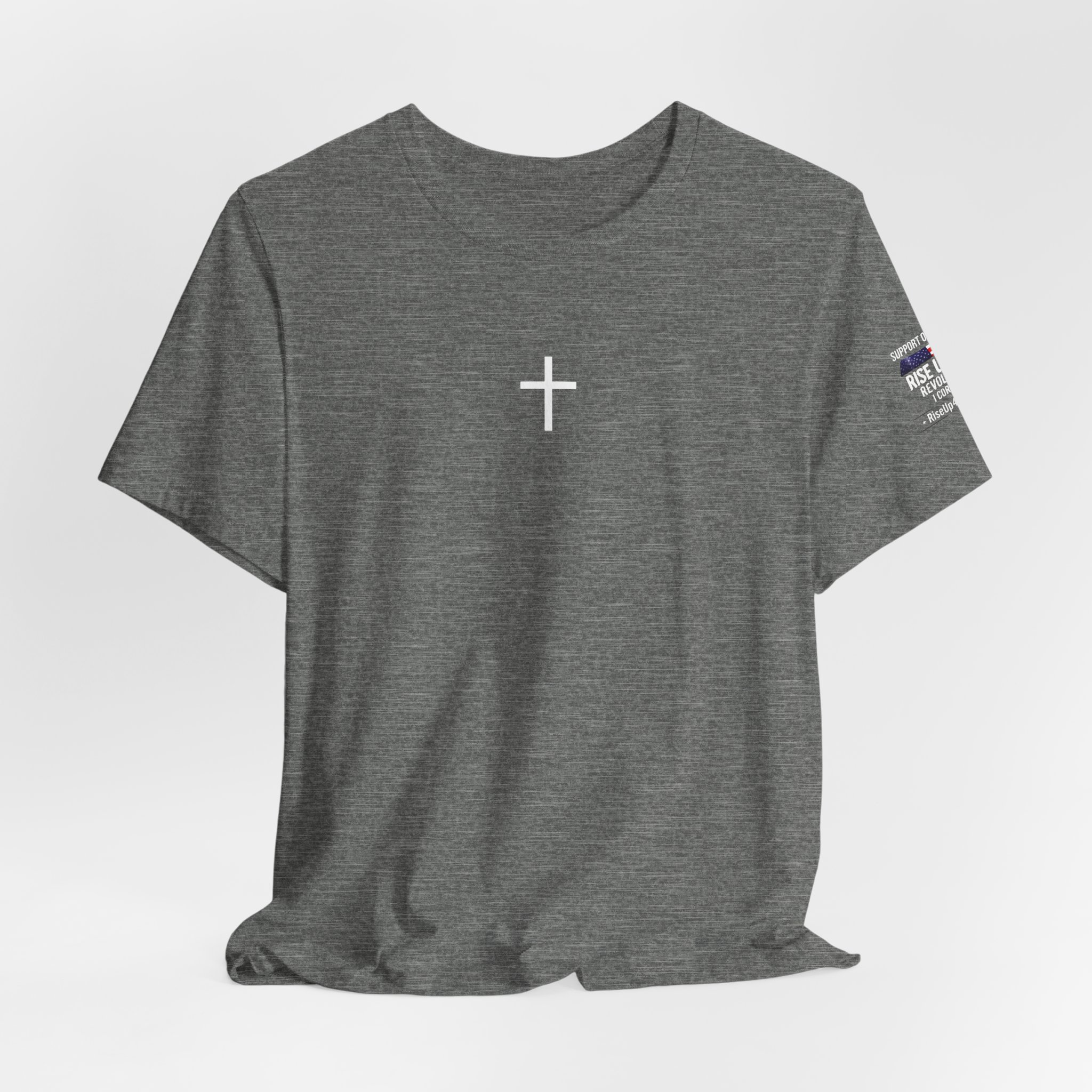 Short Sleeve Crew Tee Faith-Inspired Unisex Tee, Casual Christian Shirt, Summer Chill Top, Gift for Believers, Everyday Comfort Wear - Image 4