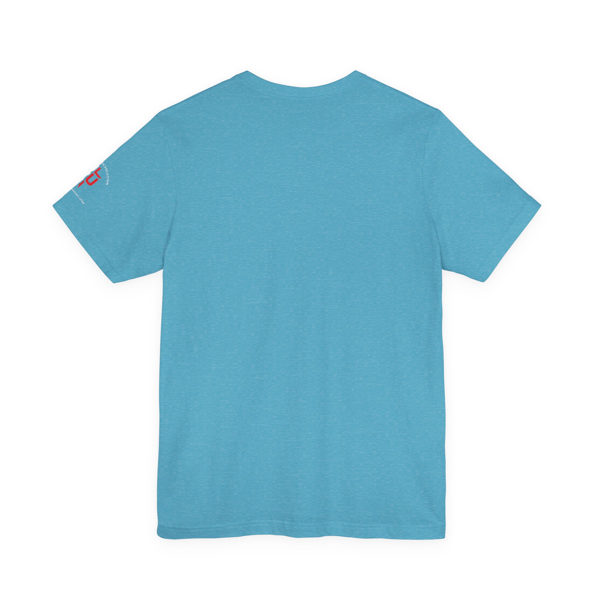Short Sleeve Crew Tee Rise Up Logo Tee — American Flag Sleeve Casual Short-Sleeve Shirt - Image 46