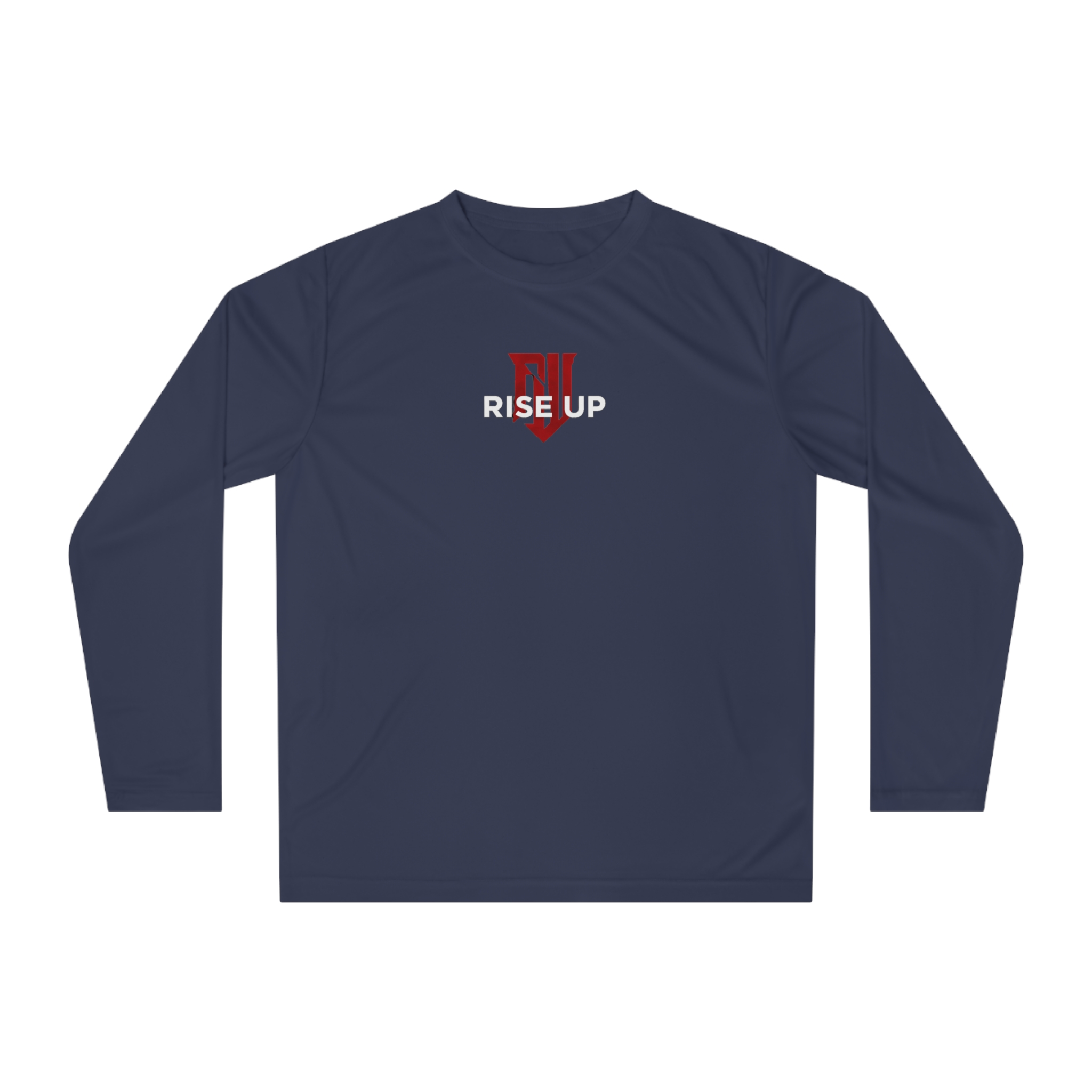 Workout Athletic Apparel Unisex Rise Up Performance Long Sleeve Shirt, Workout Top, Fitness Apparel, Motivational Shirt, Activewear, Sportswear - Image 9